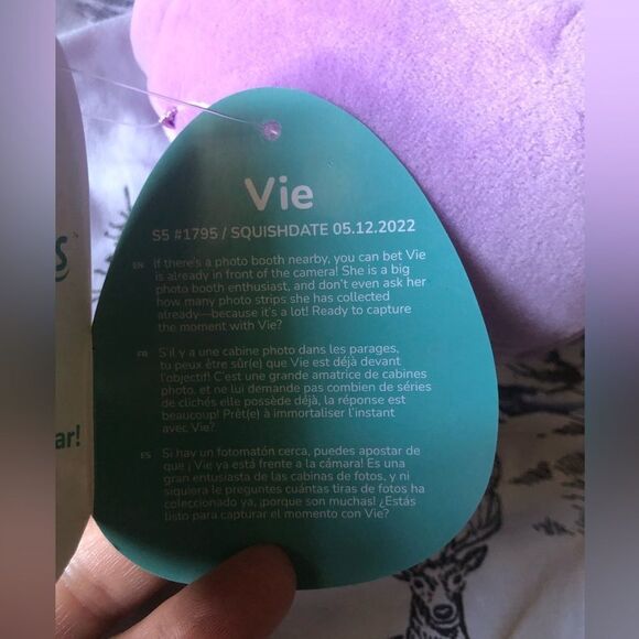 5/$15 • ➿Squishmallows | 5” Vie the Berry Smoothie - Picture 8 of 8